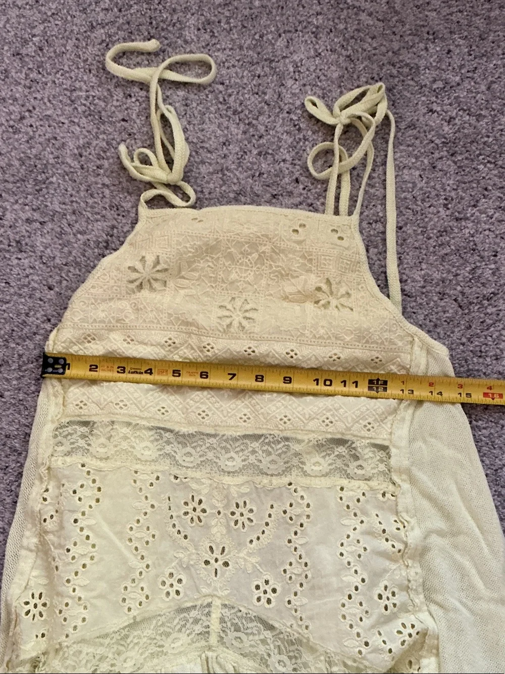 New Free People Calipso Tank ~ Early Bloomer Yellow - Picture 7 of 11